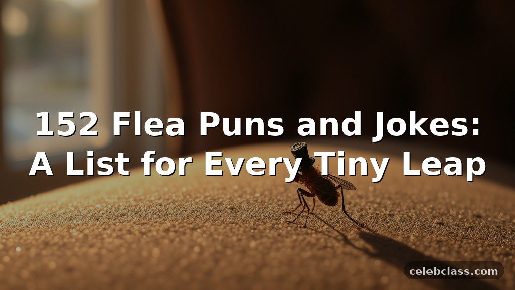 152 Flea Puns and Jokes: A List for Every Tiny Leap